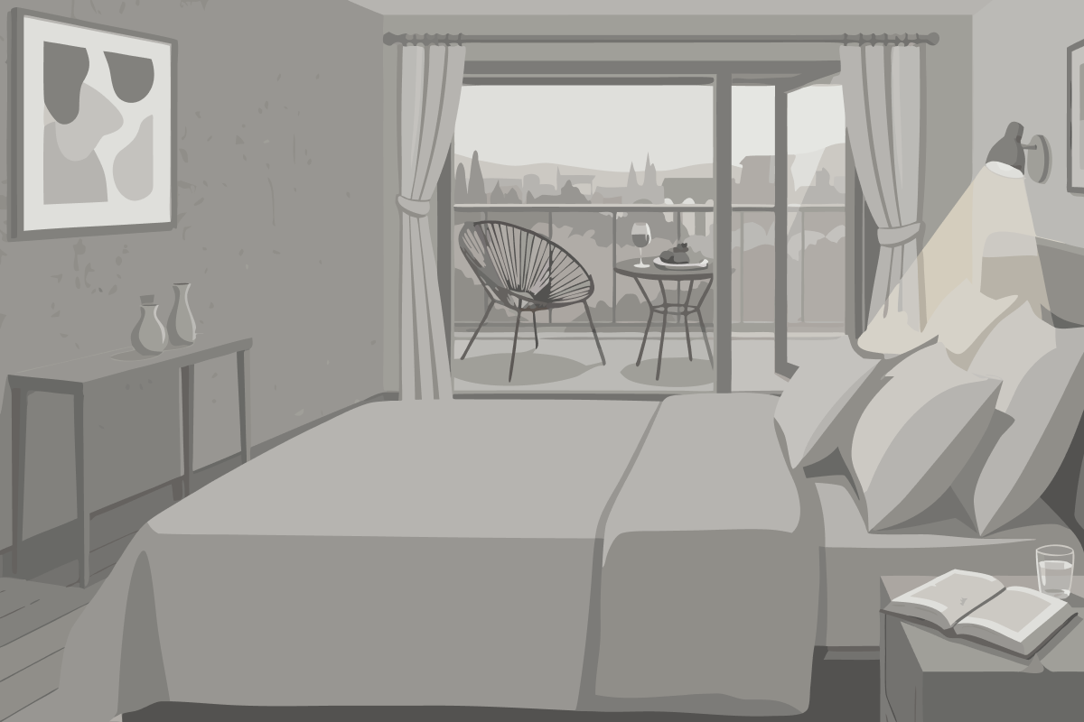 Economy Einzelzimmer - Badhotel